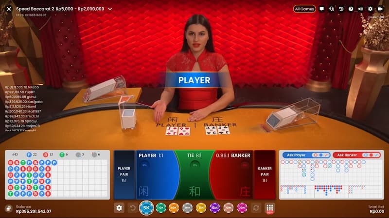 Speed Baccarat (Pragmatic) Asia99: Luật game bài xanh chín 3 Speed Baccarat