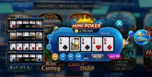 Game nhanh Mini Poker tại Asia99
