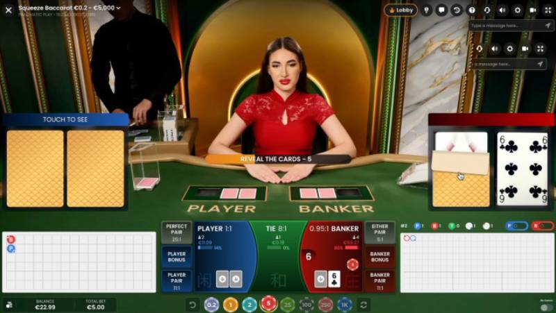 Speed Baccarat (Pragmatic) Asia99: Luật game bài xanh chín 2 Speed Baccarat (Pragmatic) tại Asia99